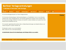 Tablet Screenshot of berliner-verlagsvertretungen.de